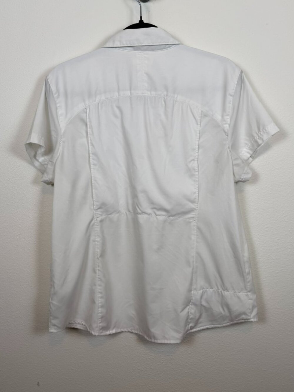 Columbia Silver Ridge Short Sleeve Fishing Hiking Shirt XL White Omni Wicl - Picture 5 of 11